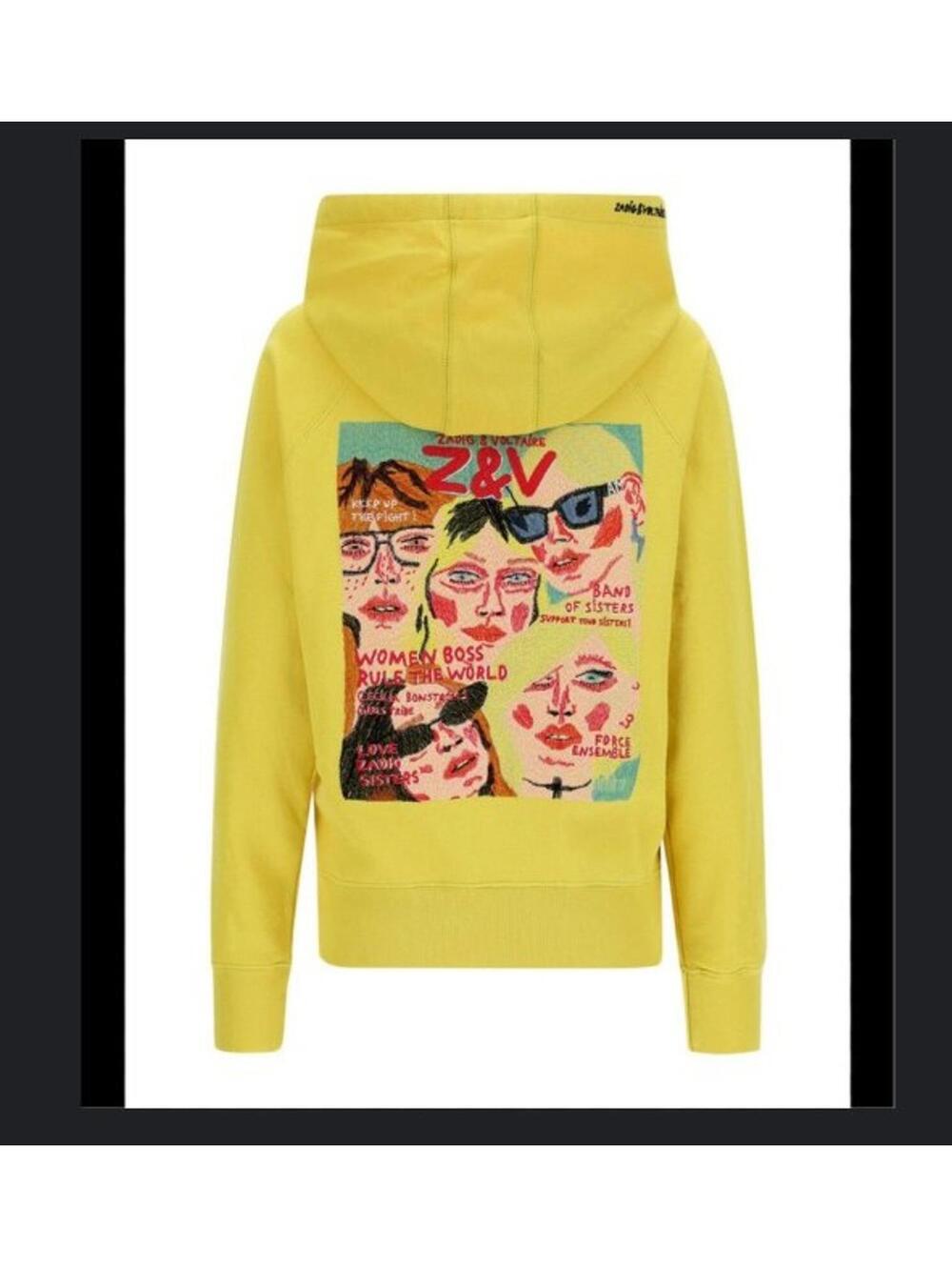 Zadig & Voltaire Clipper Band of Sisters Hoodie (S)